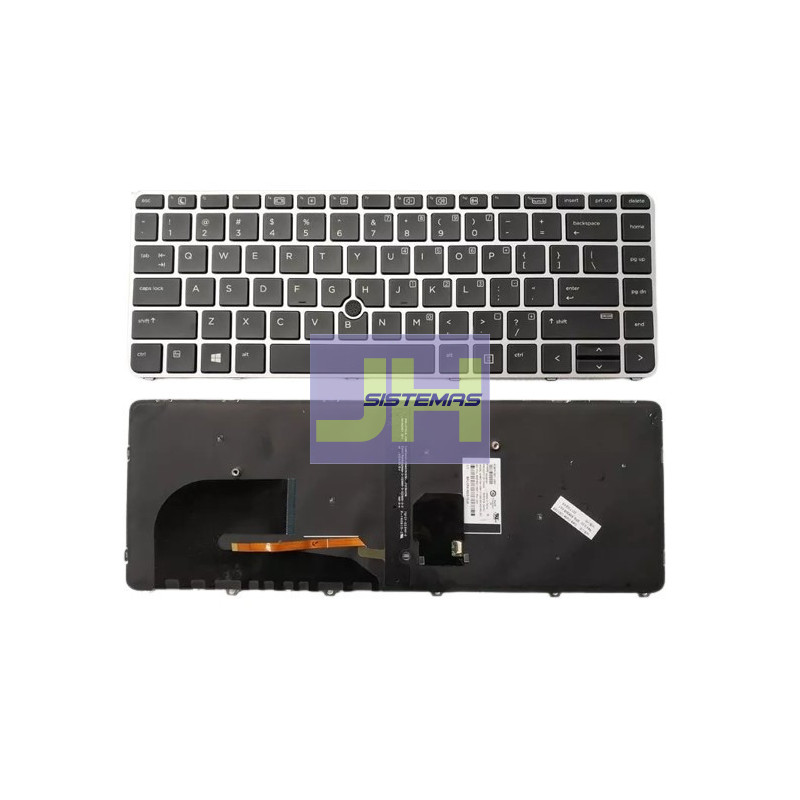 Teclado laptop Hp 840 G3 SIN ILUMINAR CON STICK POINT