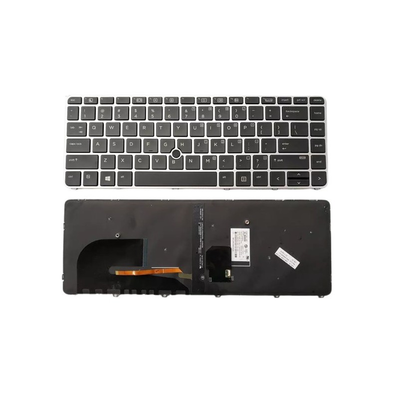 Teclado Laptop HP 840-G3 SIN ILUMINAR  Y STICK POINT