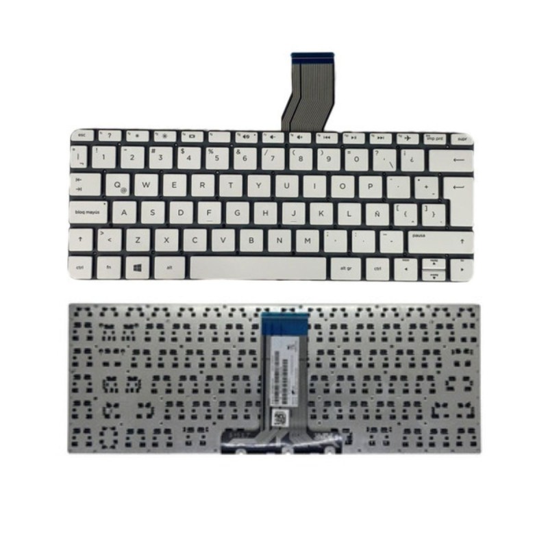 Teclado Laptop HP SPECTRE X360 / 11U/11N BLANCO