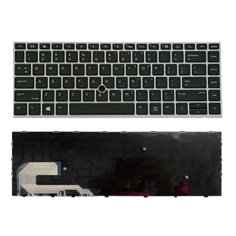Teclado Laptop HP 840 G5 FRAME SILVER