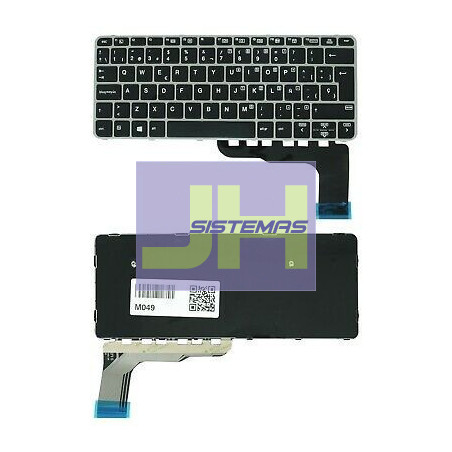 Teclado laptop Hp 820 G3 / 820 G4 SIN STICK POINT SIN ILUMINACION