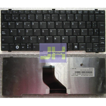 Teclado laptop Toshiba NB200 NB205 NB250 NB255 NB300 NB500 NB505 en Español