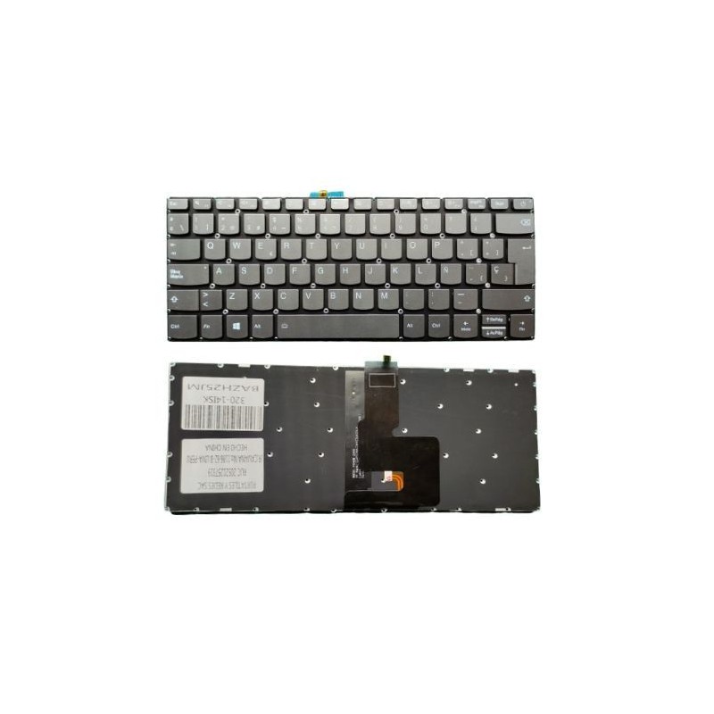 Teclado Laptop Lenovo 320-14ISK con boton de encendido BACKLIT