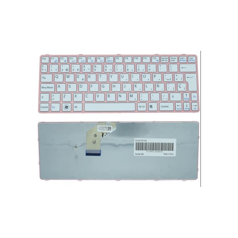 Teclado Laptop Sony SVE1111 ROSA