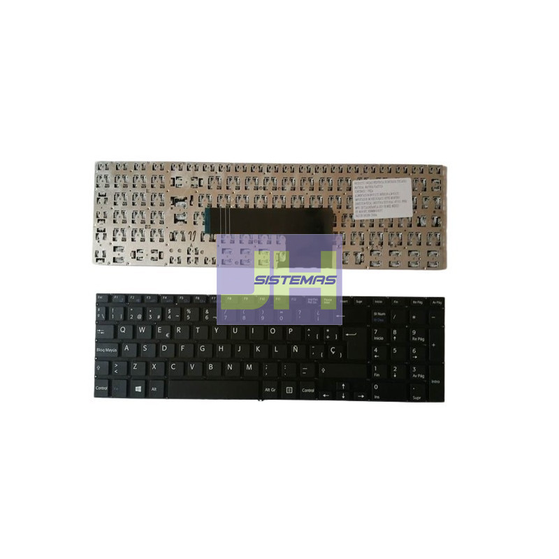 Teclado Laptop Sony SVF15 Negro