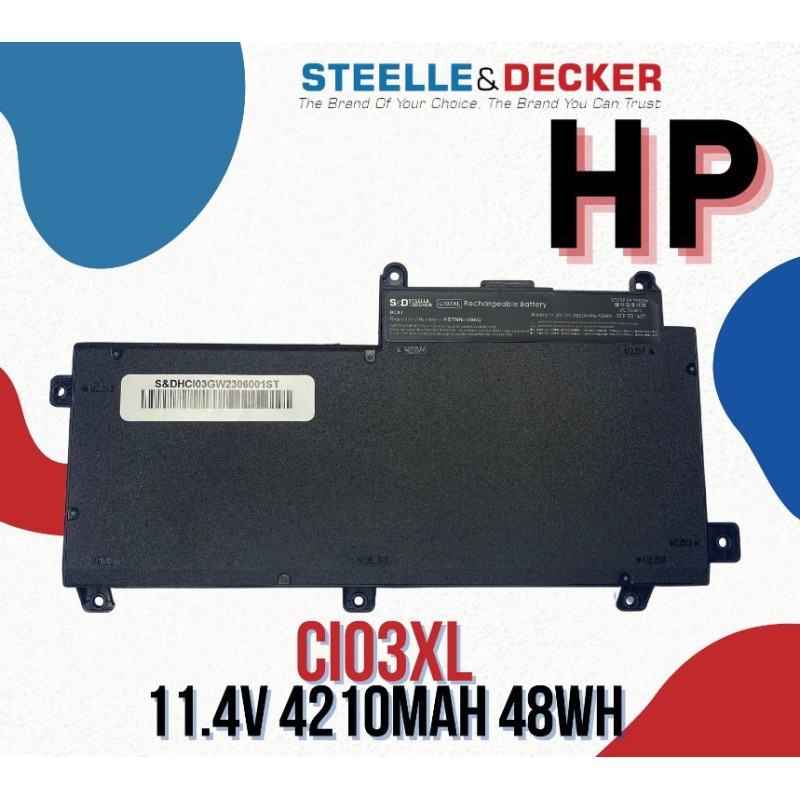 Batería para laptop Hp CI03XL