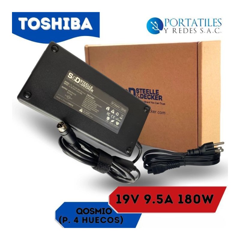 Cargador para Toshiba Qosmio 19V - 9.5A 180W