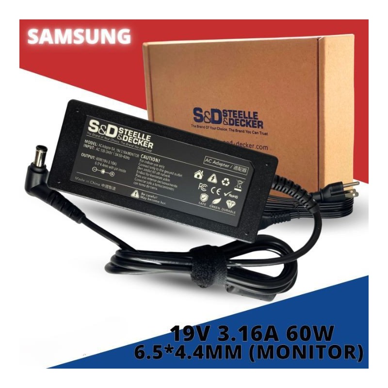 Adaptador de voltaje monitor Samsung 19V - 3.16A 60W
