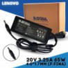 Cargador para Lenovo 20V  -  3.25A 65W punta fina