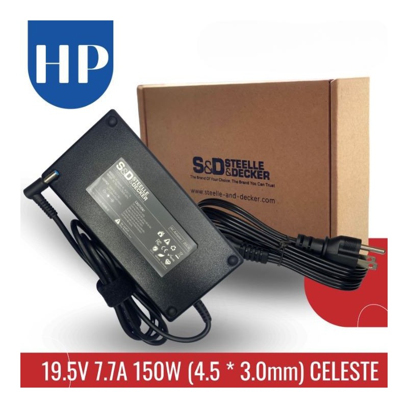 Cargador para Hp 19.5V - 7.7A 150W punta azul